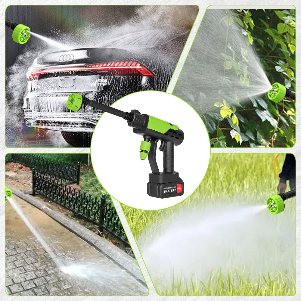 4000W Electric Pressure Washer Power Jet Washer 3626PSI Car Cleaner Gun With 2Battery - Image 4