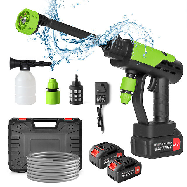 4000W Electric Pressure Washer Power Jet Washer 3626PSI Car Cleaner Gun With 2Battery - Image 3