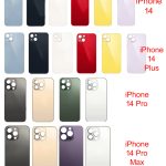 Replacement Back Glass For iPhone 14 / 14 Plus / 14 Pro /Max rear Cover Big Hole