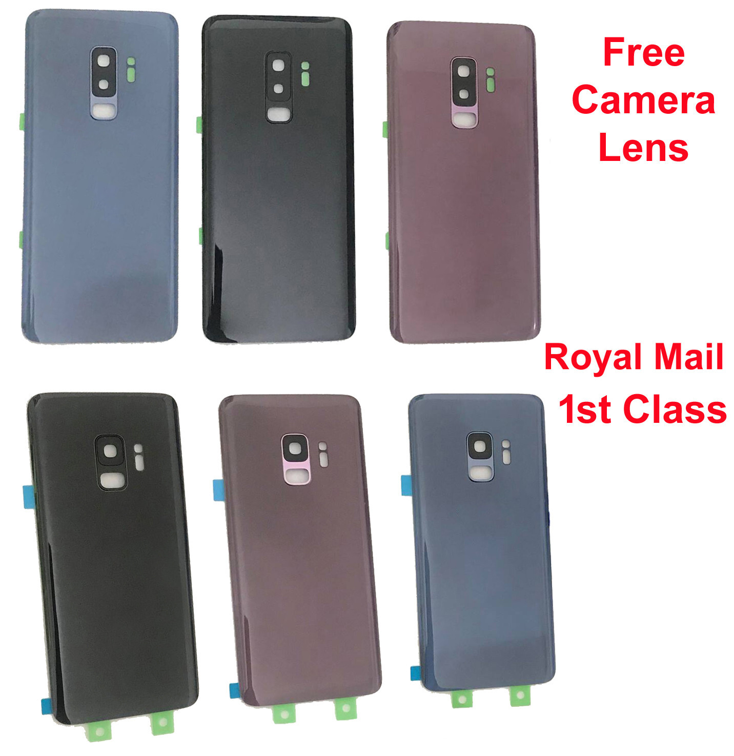 For Samsung Galaxy S9 S9 Plus Battery Cover Back Glass Rear Housing Replacement