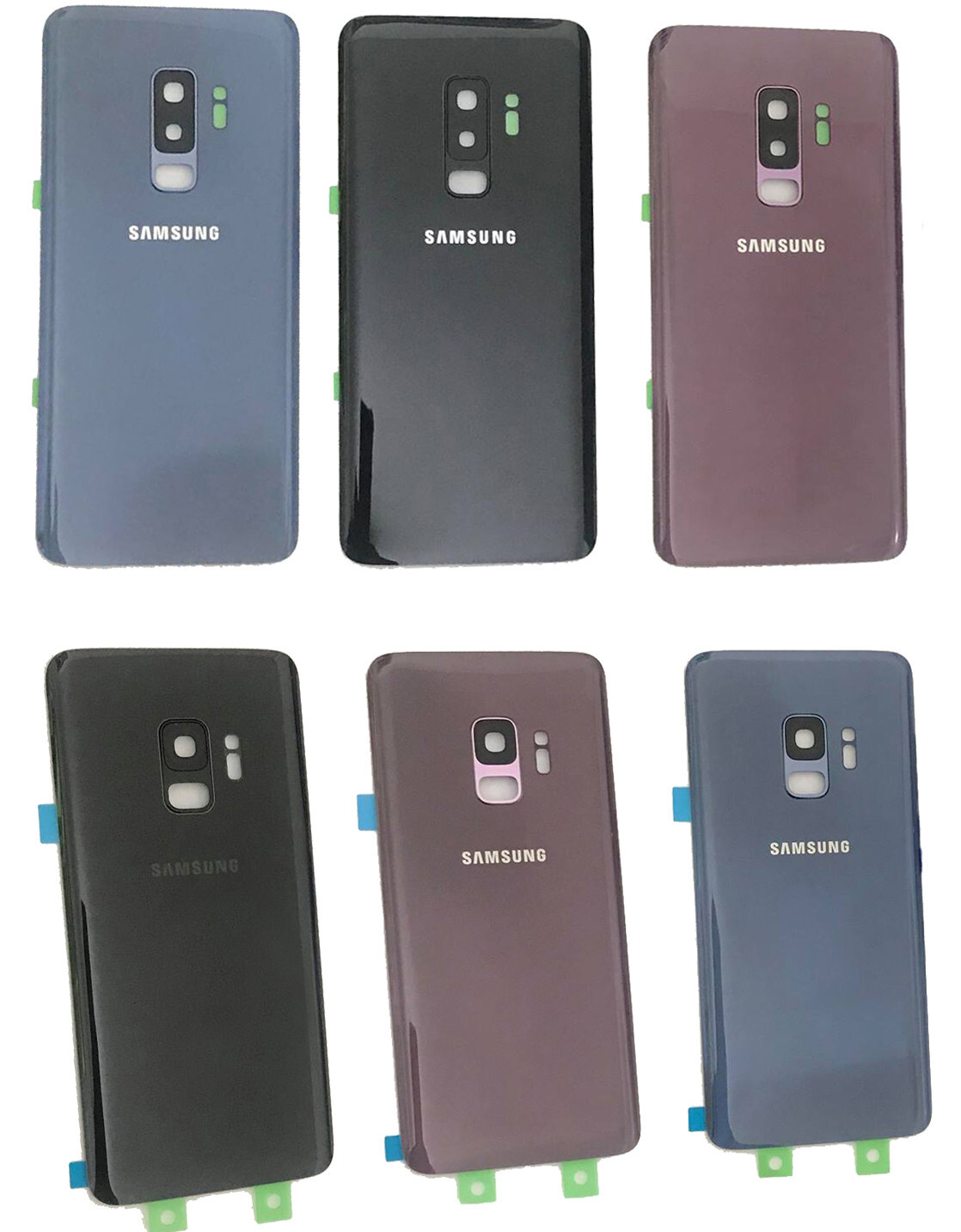 For Samsung Galaxy S9 S9 Plus Battery Cover Back Glass Rear Housing Replacement - Image 2